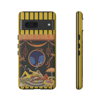 Falbalas et fanfreluches La paresse (Laziness) by George Barbier Phone Cases
