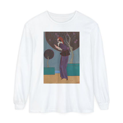 Les Lucioles by Charles Martin Garment-dyed Long Sleeve T-Shirt