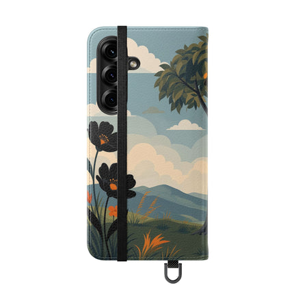 🌳🌺 The Ladies Of The Garden Swing Flip Case – Art Deco Floral Adventure