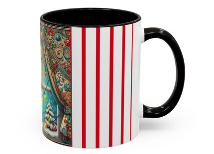 Mischief in Tinselland Colorful Mugs (11oz, 15oz)