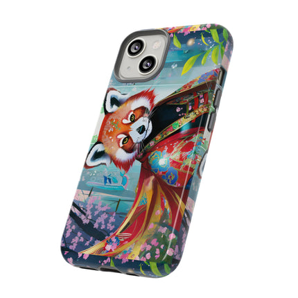 Cybernetic Red Panda Phone Cases