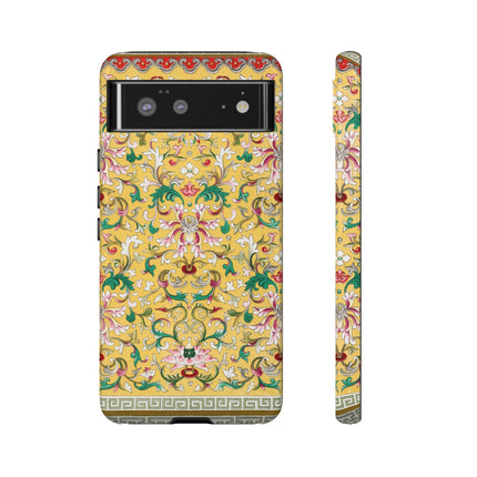 Yellow Botanical Pattern by Owen Jones Phone Cases