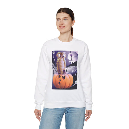 The Startled Pumpkin Unisex Heavy Blend™ Crewneck Sweatshirt