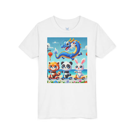 Seaside Scooter Friends Youth Short Sleeve Tee