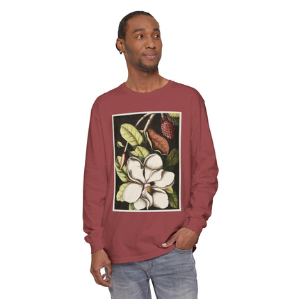 Natural History Plate 61 by Mark Catesby Garment-dyed Long Sleeve T-Shirt