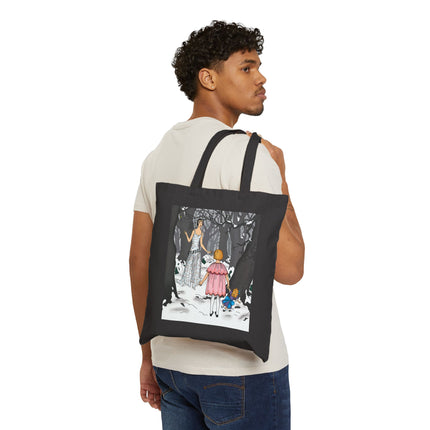 Fairy Tale Elegance Cotton Canvas Tote Bag