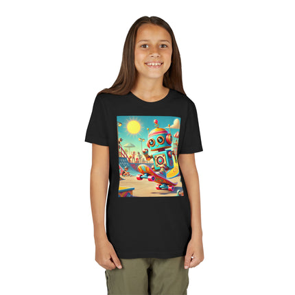 Skate Park Robot Youth Short Sleeve Tee