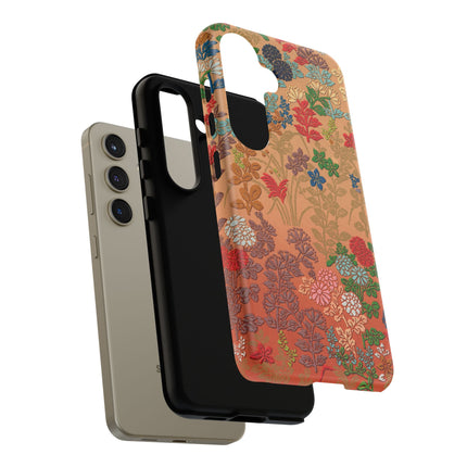 Ornamental Japanese Flower Pattern Phone Cases