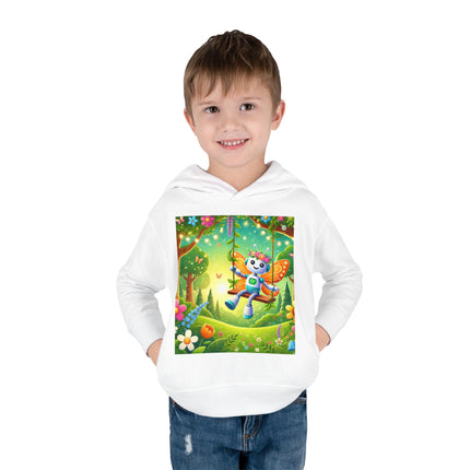 Robot Fairy Toddler Pullover Fleece Hoodie