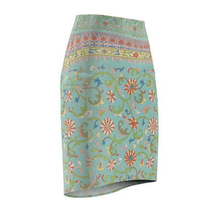 Chinese Ornament by Owen Jones Women's Pencil Skirt (AOP)