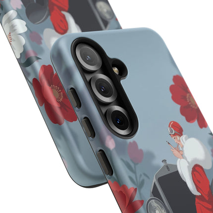 🚗🌺 The Lady Of The Grand Touring Car Phone Case – Art Deco Motoring Elegance