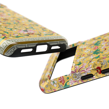 Yellow Botanical Pattern by Owen Jones Phone Cases
