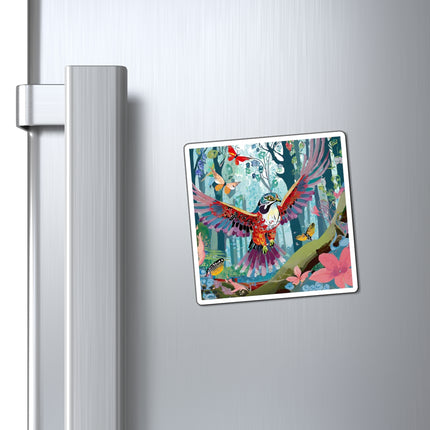 A Colorful Raptor Magnet (3 Sizes)