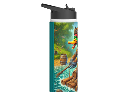 The Daring Drake Stainless Steel Water Bottle, Standard Lid