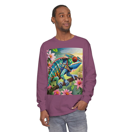 Camouflage Chameleon Long Sleeve T-Shirt