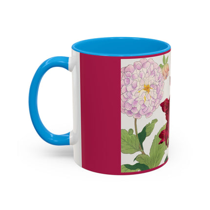 Dahlia Flower by Tanigami Kônan Colorful Mugs (11oz, 15oz)