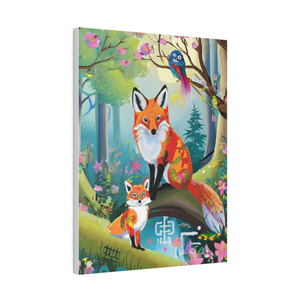 Mischievous Fox Matte Canvas, Stretched, 0.75"