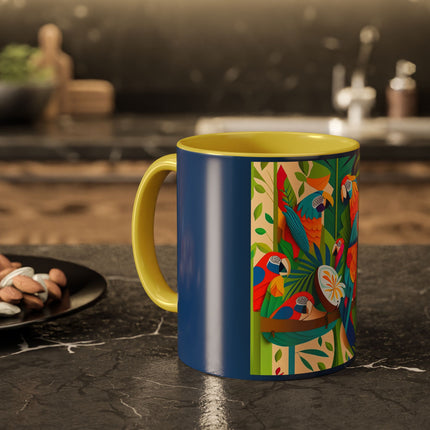 Colorful Macaws Colorful Mugs (11oz, 15oz)