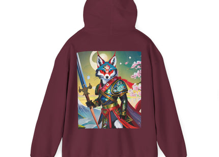 Cyberpunk Samurai Fox – Heavy Blend™ Hooded Sweatshirt