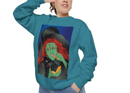 Mirror, Mirror A Witch's Touch Unisex Garment-Dyed Sweatshirt