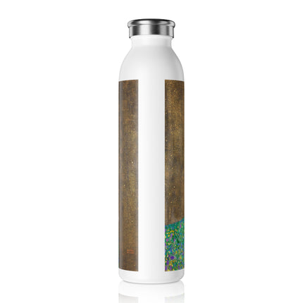 The Kiss by Gustav Klimt Slim Water Bottle