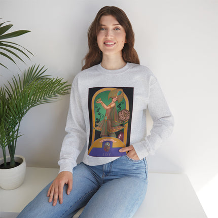 October & Opal, Tourmaline (from the Gem Series) by Sofia Chiostri Heavy Blend™ Crewneck Sweatshirt