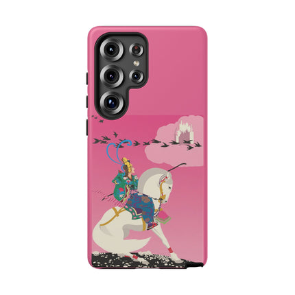 Samurai Princess on the White Steed Phone Case – Epic Grace & Mythic Power