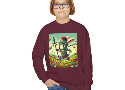Rabbit Gladiator Youth Crewneck Sweatshirt