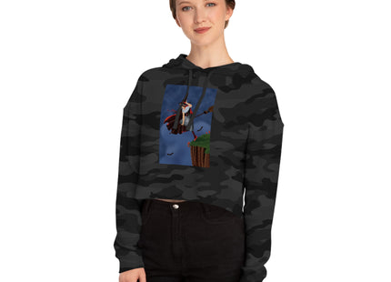The Enchanted Witch Women’s Cropped Hooded Sweatshirt