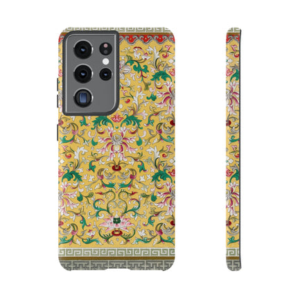 Yellow Botanical Pattern by Owen Jones Phone Cases
