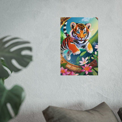 Majestic Tiger Cub Fine Art Posters