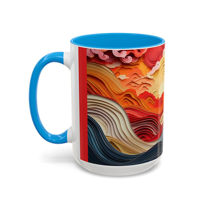 Vibrant Sunrise Sky Colorful Mugs (11oz, 15oz)