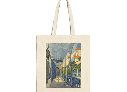 Gallery of a Moroccan Riad by George Gaudion Cotton Canvas Tote Bag
