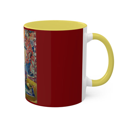 Fish, Fruits, and Flowers by Kathryn E. Cherry Colorful Mugs, 11oz