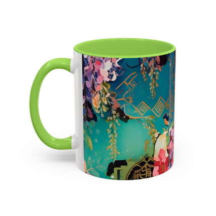 Golden Wisteria Symphony Colorful Mugs (11oz, 15oz)