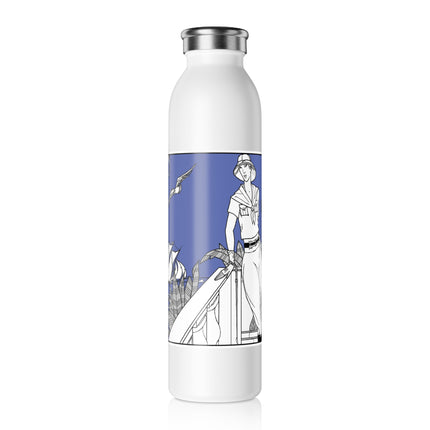 Coastal Elegance Slim Water Bottle