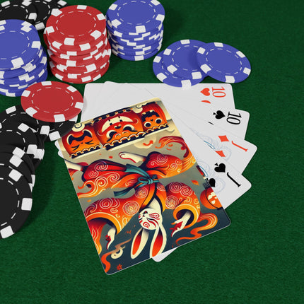 Jack-O’-Lantern Drums & The Kabuki Rabbit Playing Cards