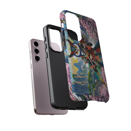 Cyberpunk Samurai Owl Phone Cases