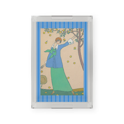 Le Verger by Georges Lepape Acrylic Serving Tray