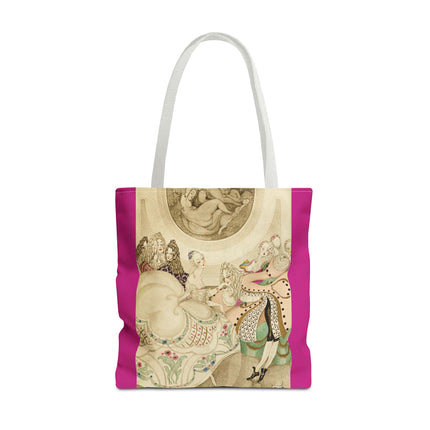 Sur talons rouges by Gerda Wegener Tote Bag (AOP)