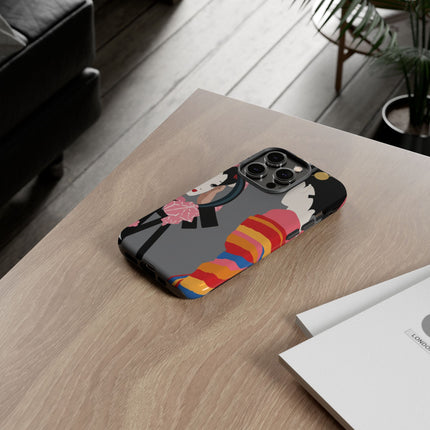 Geisha Mirror Phone Case – Elegant Reflection & Timeless Beauty
