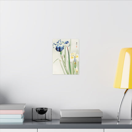 Irises in Bloom by Ohara Koson – Japanese Elegance