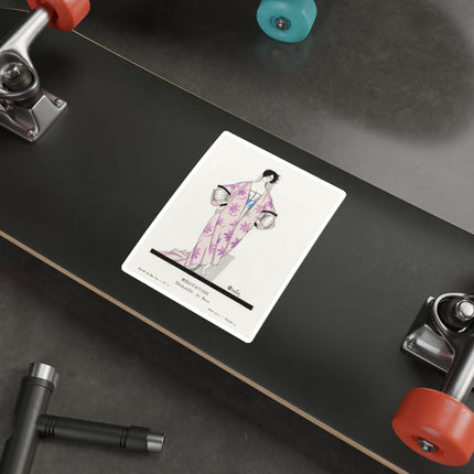 Hesitation–Déshabillé (Hesitation) by Charles Martin Die-Cut Stickers (5 Sizes)