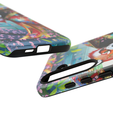 Cybernetic Red Panda Phone Cases