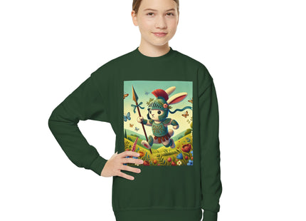 Rabbit Gladiator Youth Crewneck Sweatshirt