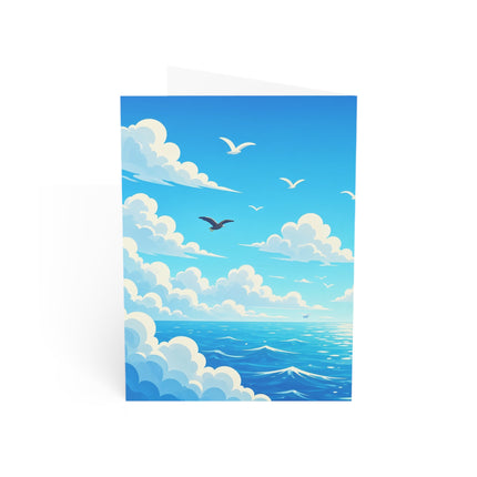 🐥✈️ The Little Bird Sky Adventure Greeting Card – Whimsical Animal Adventure