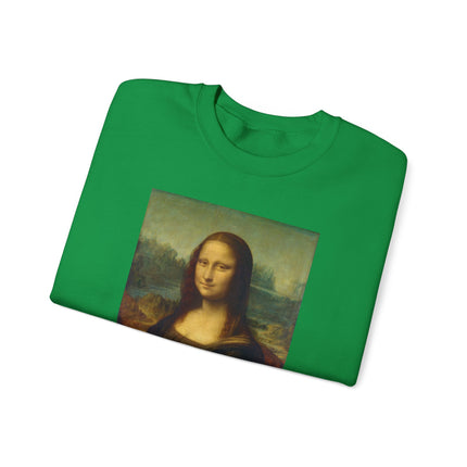 Mona Lisa by Leonardo da Vinci Unisex Heavy Blend™ Crewneck Sweatshirt