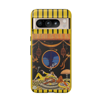 Falbalas et fanfreluches La paresse (Laziness) by George Barbier Phone Cases