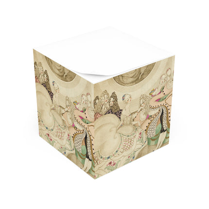 Sur talons rouges (On Red Heels) pl 01 by Gerda Wegener Note Cube