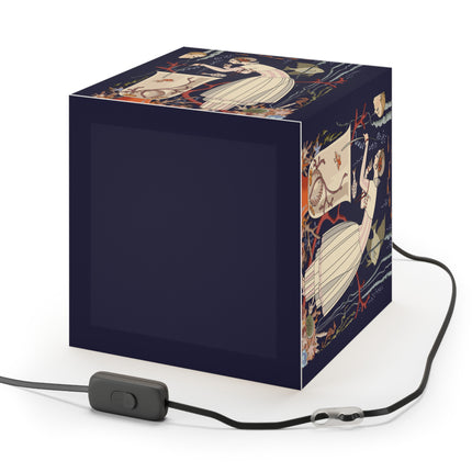 The Dazzling Little Fish by George Barbier Light Cube Lamp